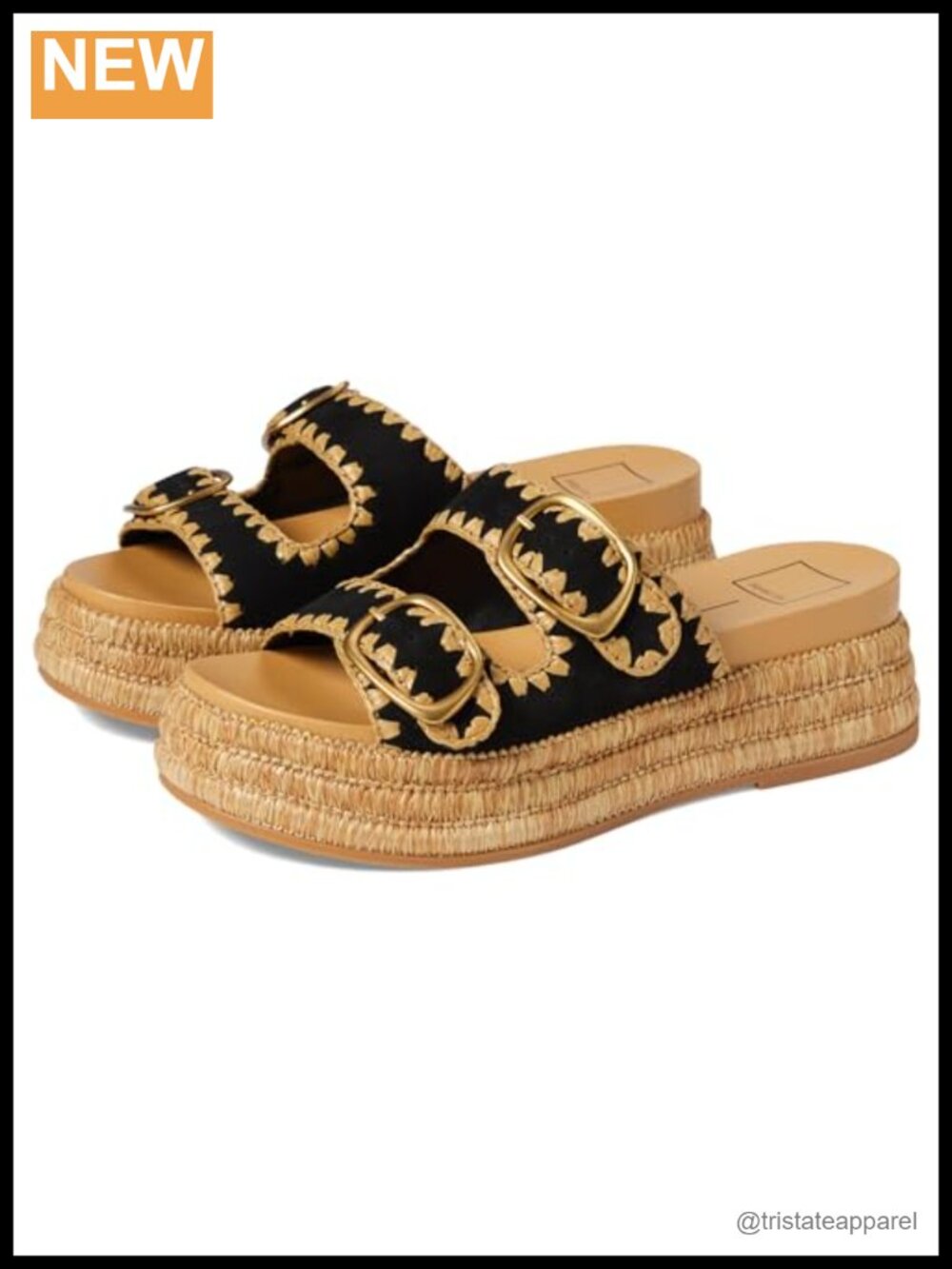 Dolce Vita Wanika Platform Heeled Sandals Leather Ankle Strap Slip On
